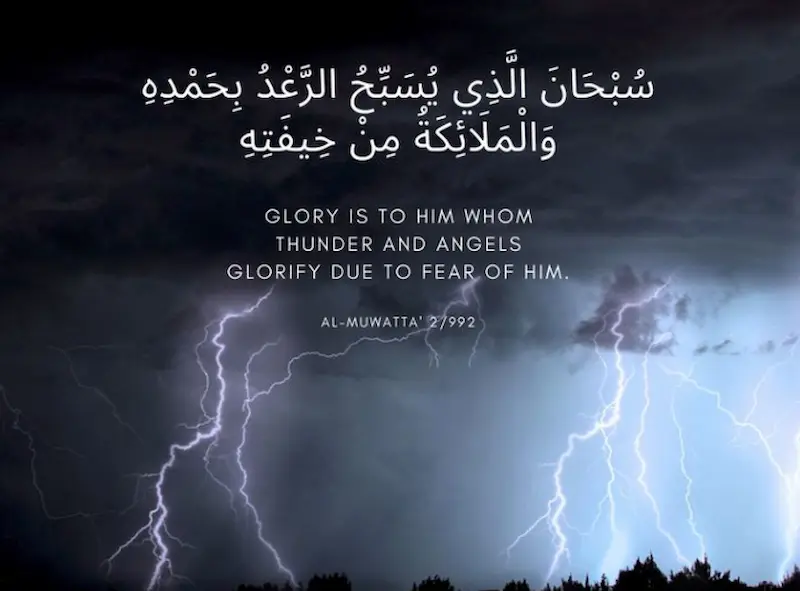 dua for thunder
